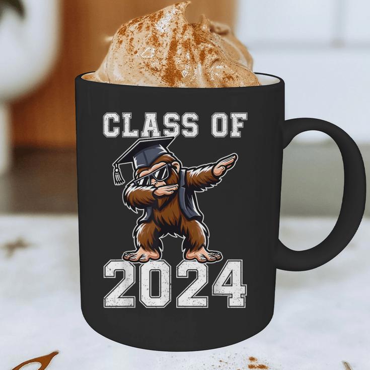 Graduation Class Of 2024 Bigfoot Graduated Seniors 2024 Graphic Print Coffee Mug