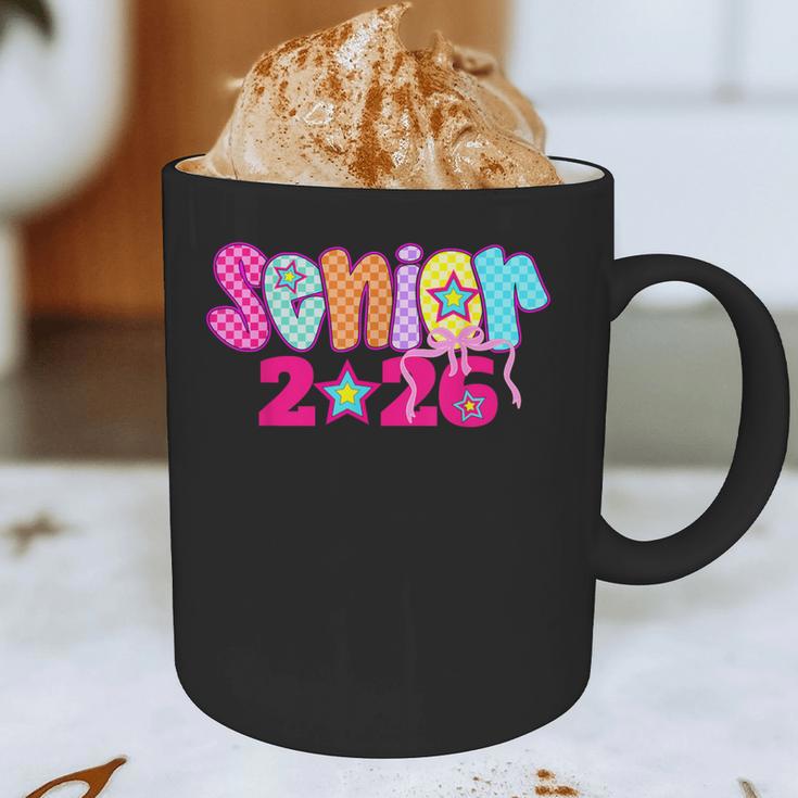 Graduation Class Of 2026 Senior Pink Coquette Bow 2026 Grade Graphic Print Coffee Mug