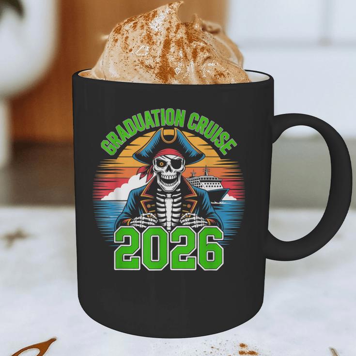 Graduation Cruise 2026 Group Pirate Matching Voyage Graphic Print Coffee Mug