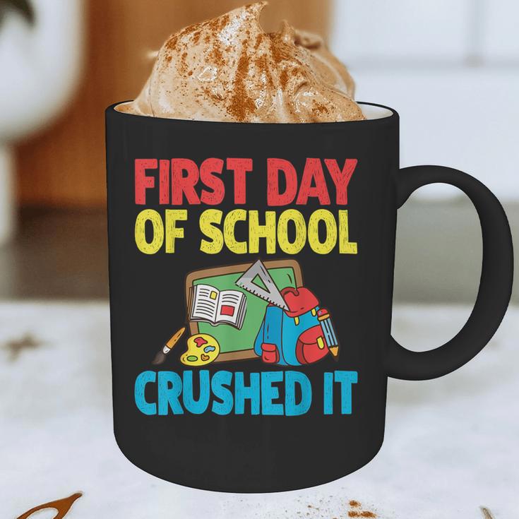 Graduation First Day Of School Crushed It Graphic Print Coffee Mug