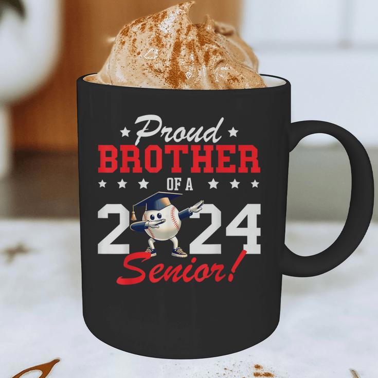 Graduation Proud Brother Of A 2024 Senior Baseball Player Graphic Print Coffee Mug