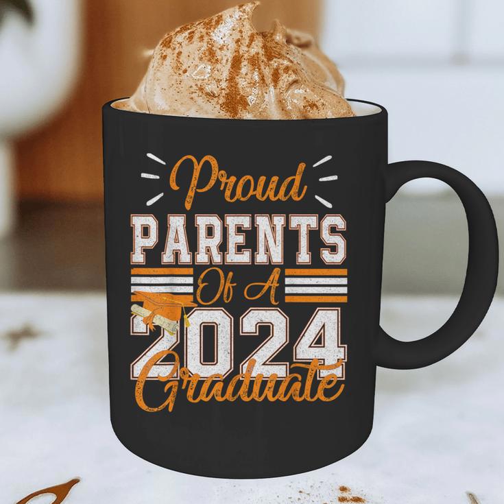 Graduation Proud Parents Of a 2024 Graduate For Mom And Dad Graphic Print Coffee Mug
