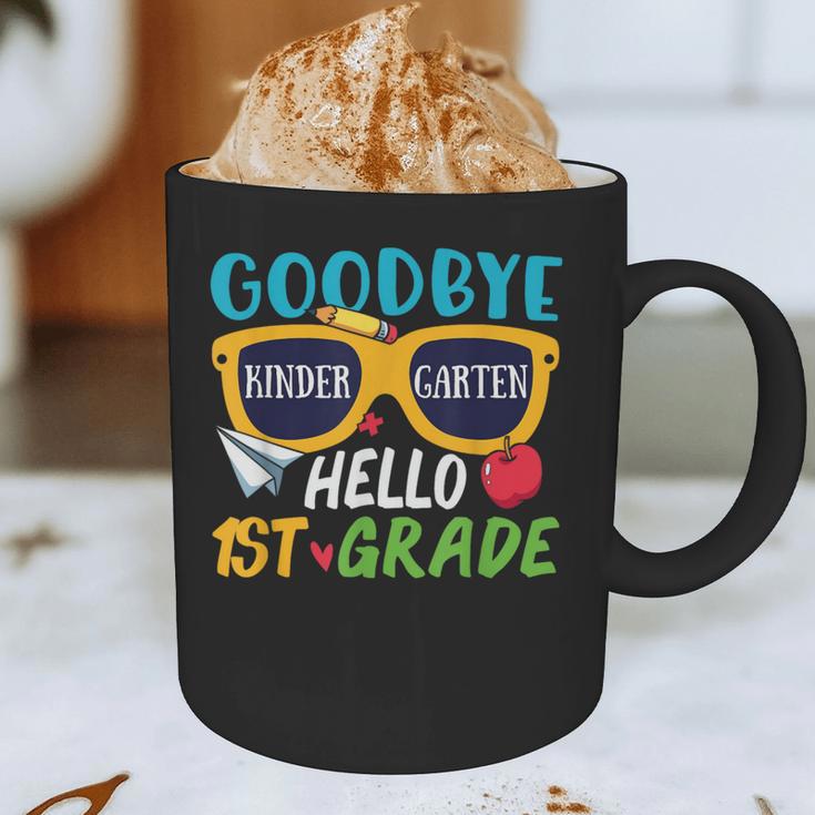 Graduation Shirt Goodbye Kindergarten Hello 1st Grade School Graphic Print Coffee Mug