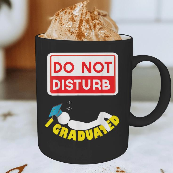 Graduation Shirt High School And College Sleepy Graduates Graphic Print Coffee Mug