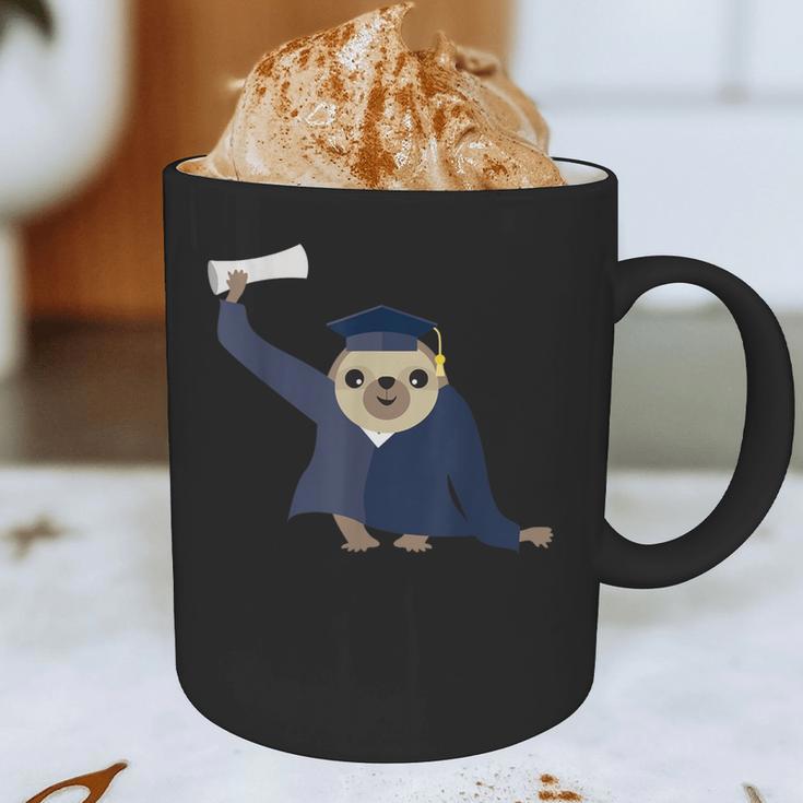 Graduation Sloth Lover T-Shirt Class Of 2019 Graphic Print Coffee Mug