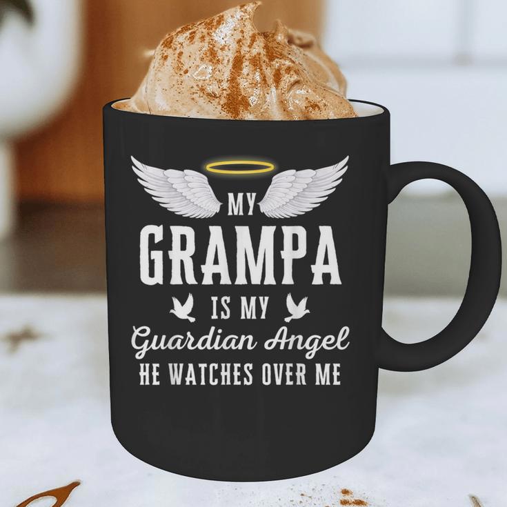 My Grampa Is My Guardian Angel In Loving Memorial Memory Tee Graphic Print Coffee Mug