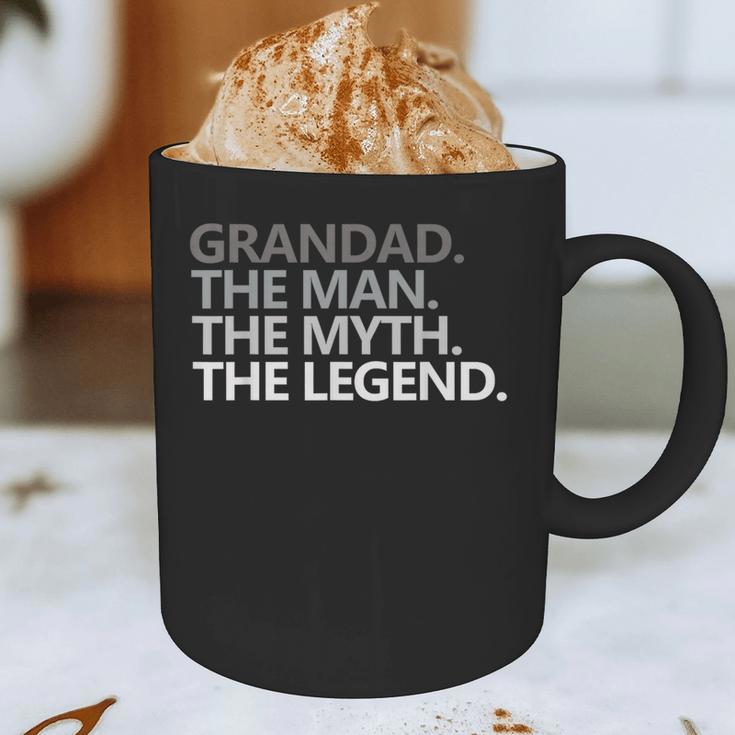 Grandad The Man Myth Legend Grandpa Papa Graphic Print Coffee Mug