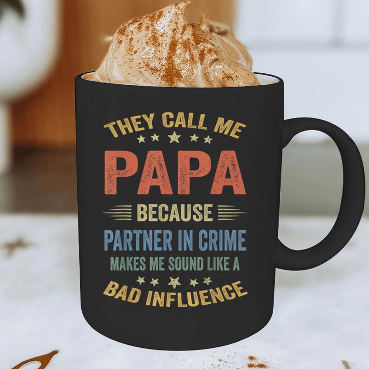 Grandpa Shirts Dad Partner In Crime Shirt Graphic Print Coffee Mug