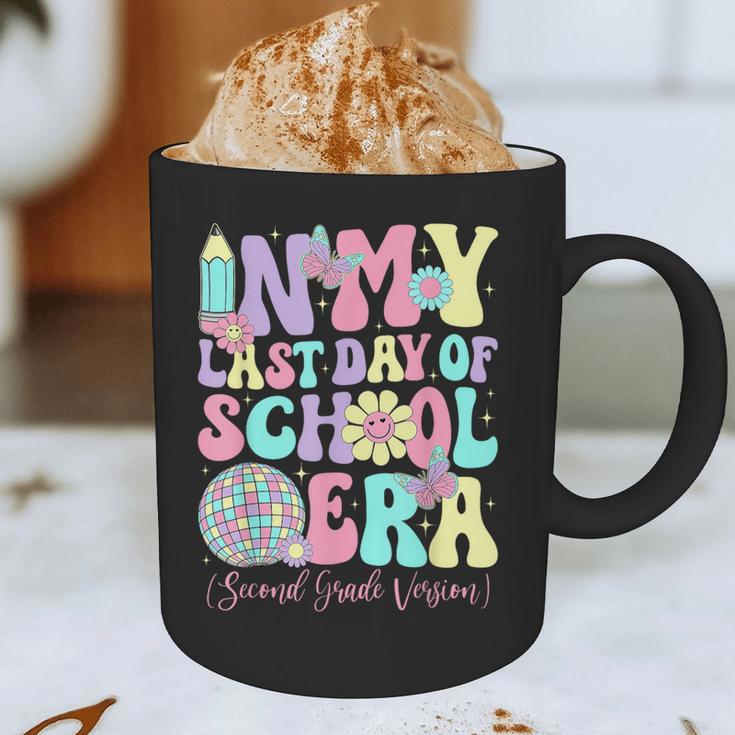 Groovy In My Last Day Of School Era Second Grade Graduation Graphic Print Coffee Mug