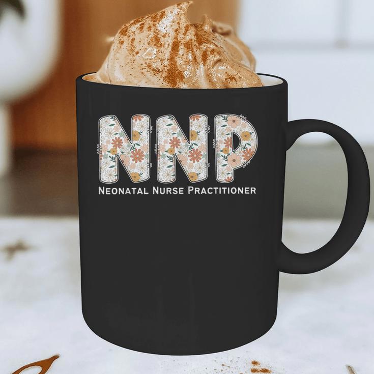 Groovy NNP Neonatal Nurse Practitioner Floral Graduation Graphic Print Coffee Mug