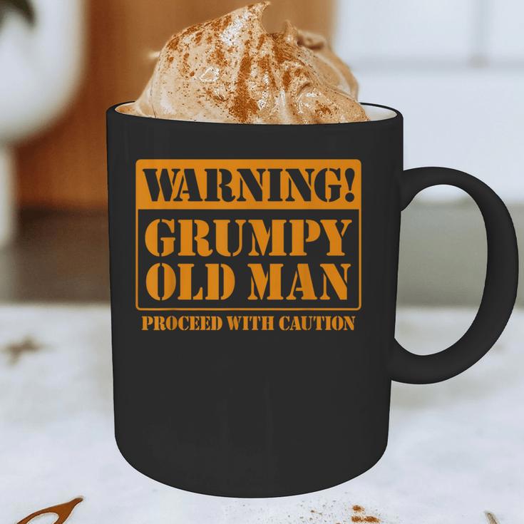 Grumpy Old Man Tee Shirt For Grandfathers Dads Father's Day Graphic Print Coffee Mug