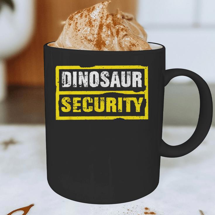Halloween Adult Costume Dinosaur Security Dad Mom Graphic Print Coffee Mug
