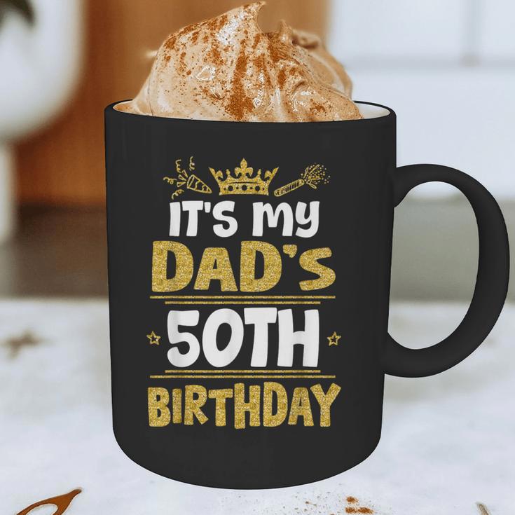 Happy It's My Dad's 50th Birthday 1975 50 Years Old Graphic Print Coffee Mug