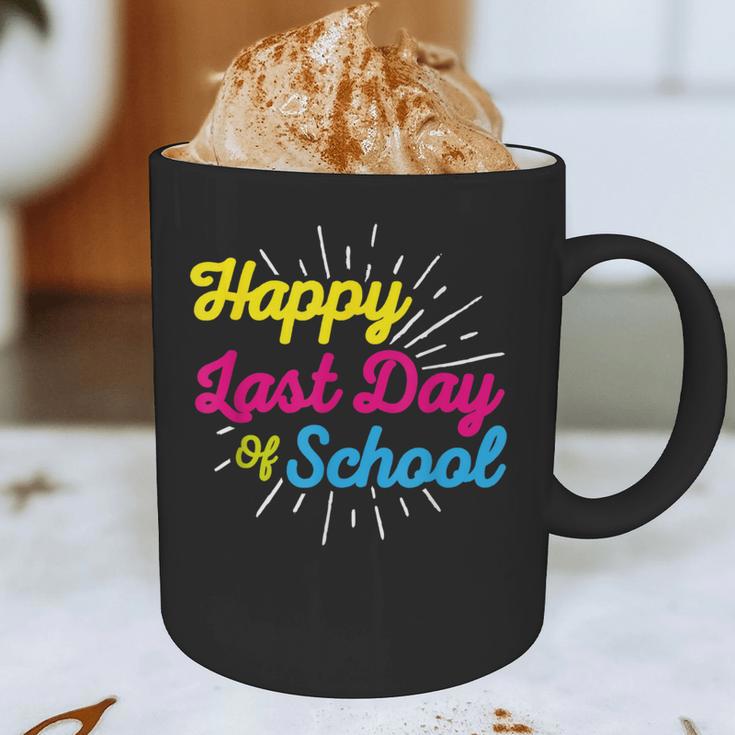 Happy Last Day Of School Graduation Teacher Students Graphic Print Coffee Mug