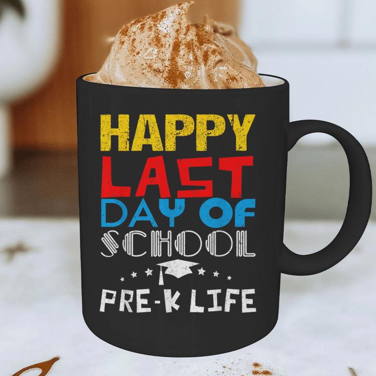 Happy Last Day Of School Pre-K Life Graduation T-Shirt Graphic Print Coffee Mug