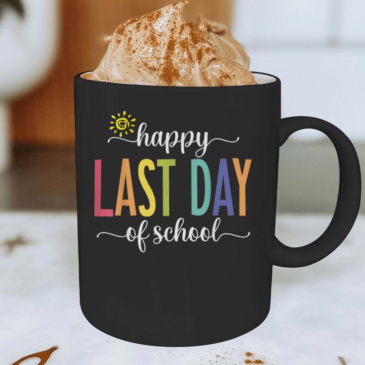 Happy Last Day Of School Women Teachers School Graduation Graphic Print Coffee Mug