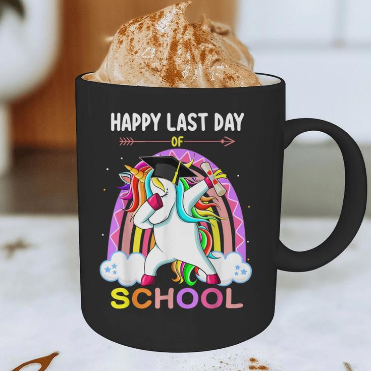 Happy Last Days Of School Graduation Class 2022 Unicorn Girl Graphic Print Coffee Mug