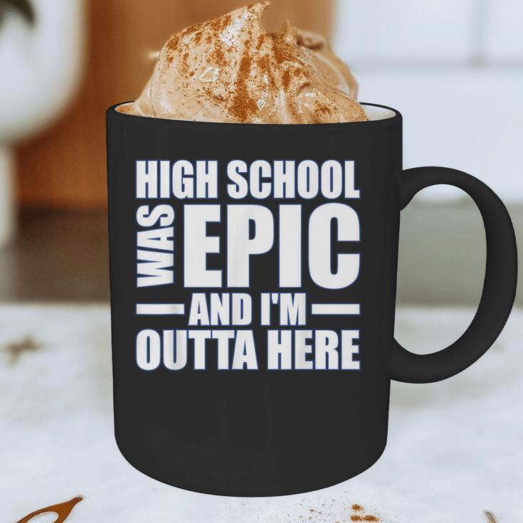 High School Graduate Graduation Party Meme Graphic Print Coffee Mug
