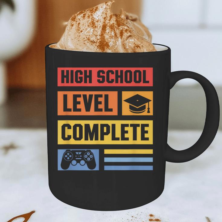 High School Level Complete Class Of 2024 Senior Graduation Graphic Print Coffee Mug
