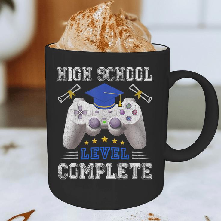 High School Level Complete Class Of 2025 Graduation Graphic Print Coffee Mug