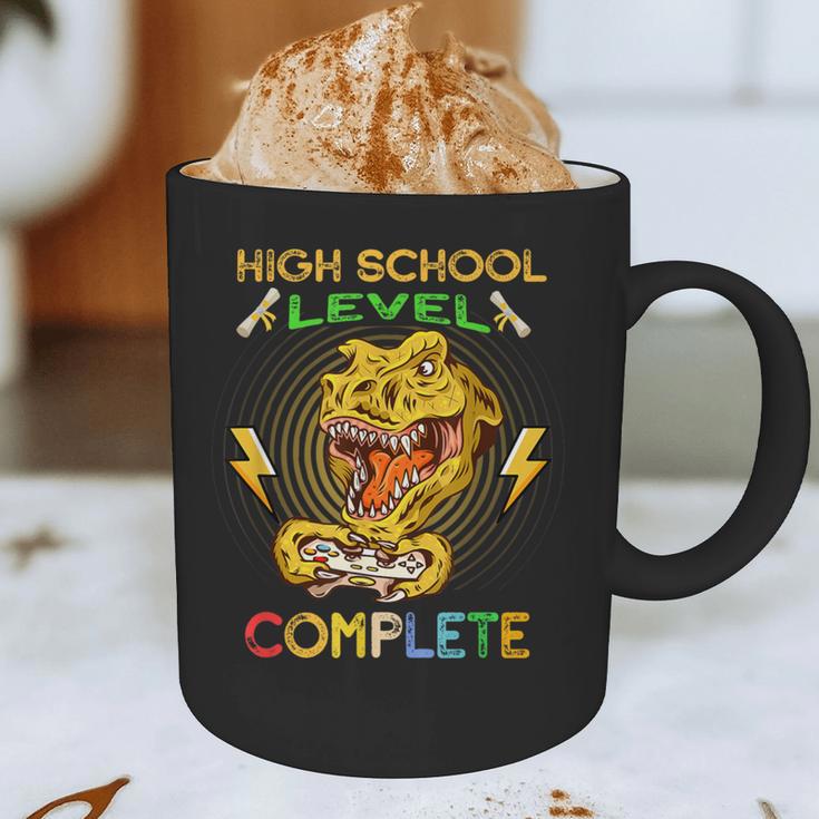 High School Level Complete Gamer Graduation Dinosaur 2021 Graphic Print Coffee Mug