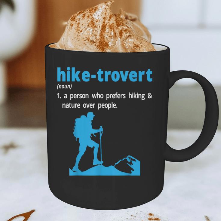 Hike-Trovert Hiking Humor Definition Introvert Graphic Print Coffee Mug Hike-Trovert Hiking Humor Definition Introvert Graphic Print Coffee Mug