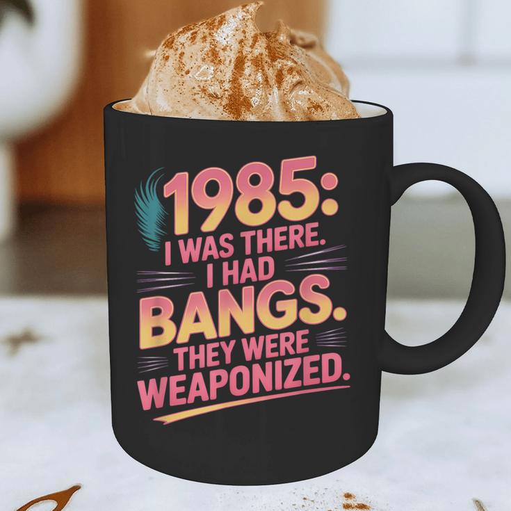 Hilarious 1985 Big Hair Bangs Joke For Gen X Nostalgia Graphic Print Coffee Mug Hilarious 1985 Big Hair Bangs Joke For Gen X Nostalgia Graphic Print Coffee Mug