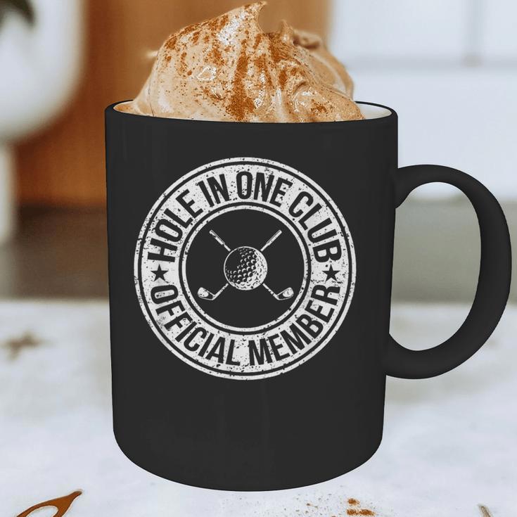 Hole In One Golf Dad & Cart Golfer Graphic Print Coffee Mug
