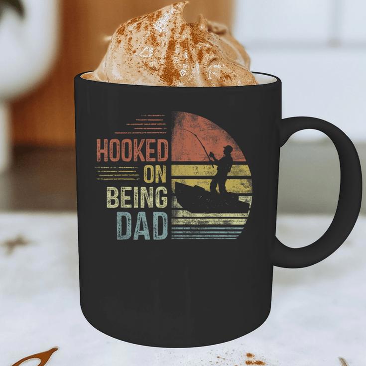 Hooked On Being Dad Fishing Dad Father's Day Graphic Print Coffee Mug