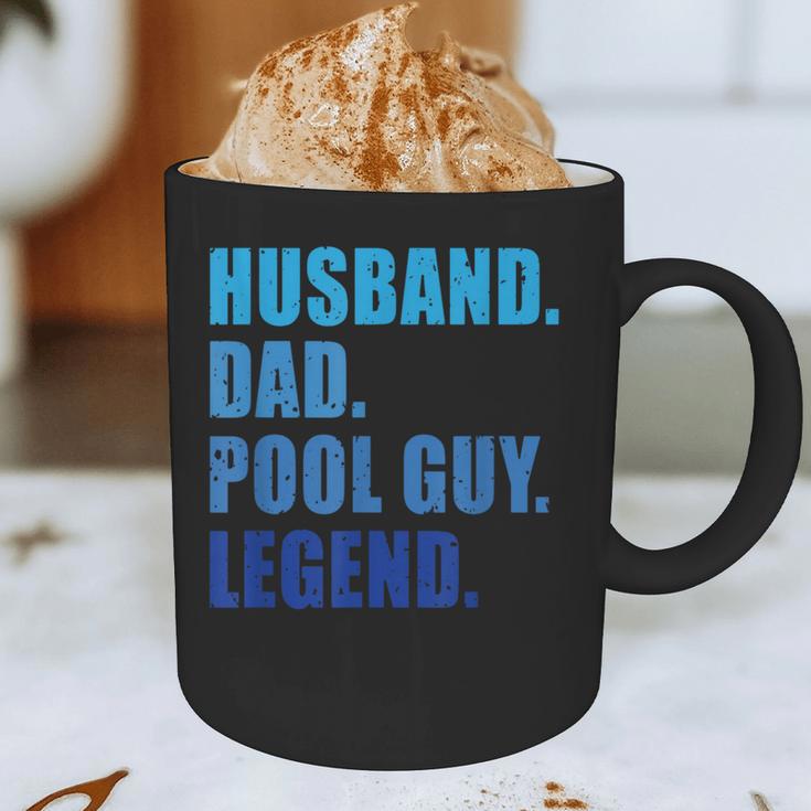 Husband Dad Pool Guy Legend Men Graphic Print Coffee Mug