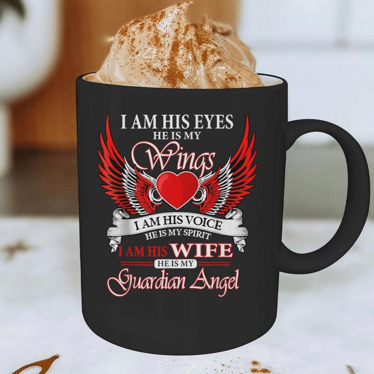 My Husband Is My Guardian Angel In Heaven Memory Memorial Graphic Print Coffee Mug My Husband Is My Guardian Angel In Heaven Memory Memorial Graphic Print Coffee Mug