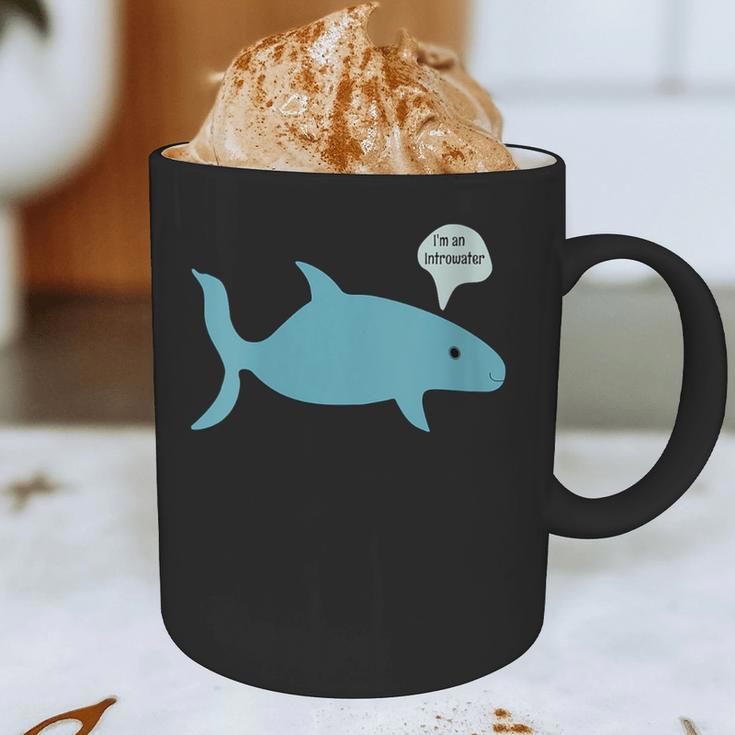I'm An Introwater Cute Whale I'm An Introvert Graphic Print Coffee Mug