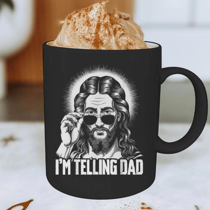 I'm Telling Dad Jesus Graphic Print Coffee Mug I'm Telling Dad Jesus Graphic Print Coffee Mug