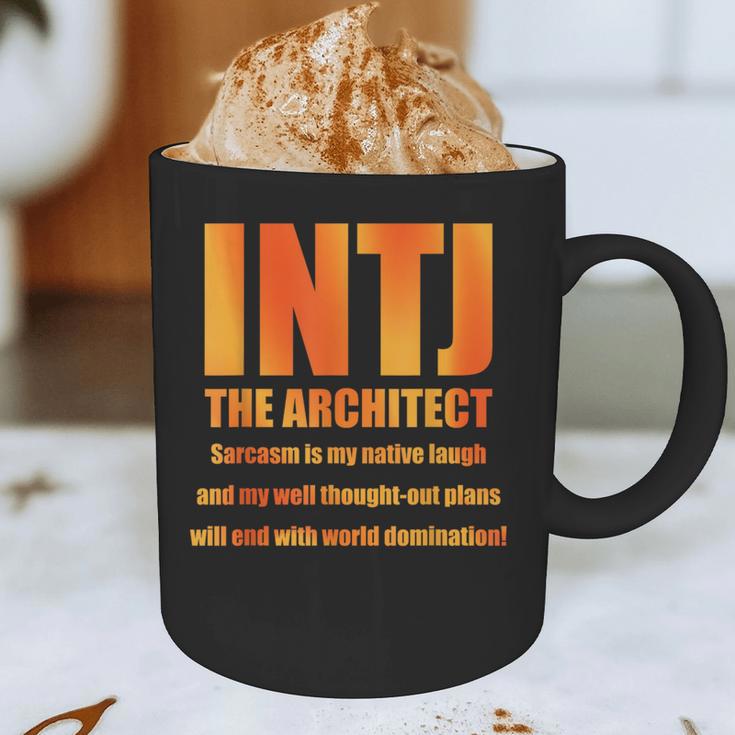 INTJ Architect Personality Introvert Sarcastic Orange Graphic Print Coffee Mug INTJ Architect Personality Introvert Sarcastic Orange Graphic Print Coffee Mug