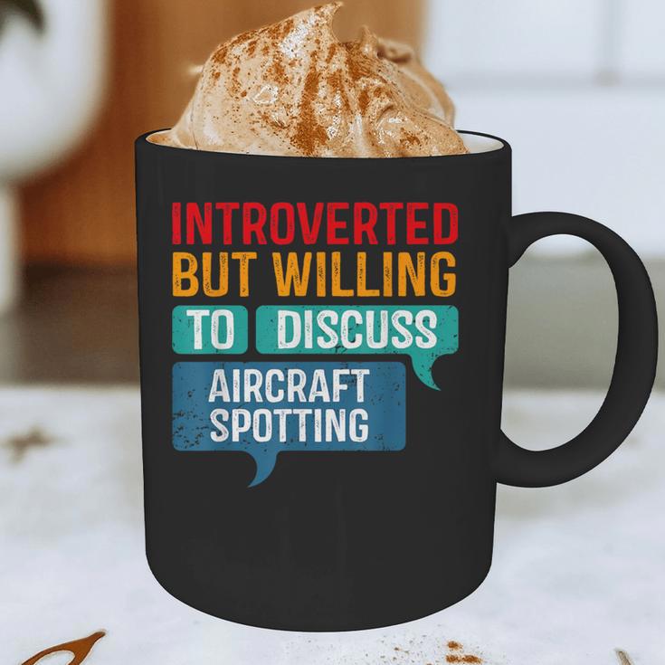 Introvert Aircraft Spotting Lovers Men & Women Graphic Print Coffee Mug
