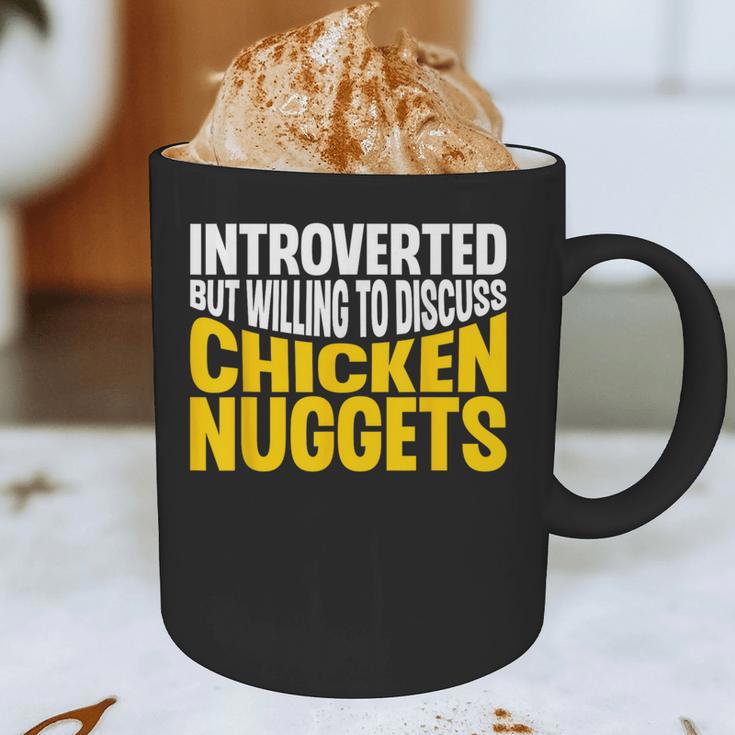 Introvert Antisocial Chicken Nugget Lover Foodie Graphic Print Coffee Mug Introvert Antisocial Chicken Nugget Lover Foodie Graphic Print Coffee Mug