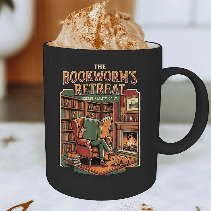 Introvert Book Lover The Bookworm's Retreat Graphic Print Coffee Mug Introvert Book Lover The Bookworm's Retreat Graphic Print Coffee Mug