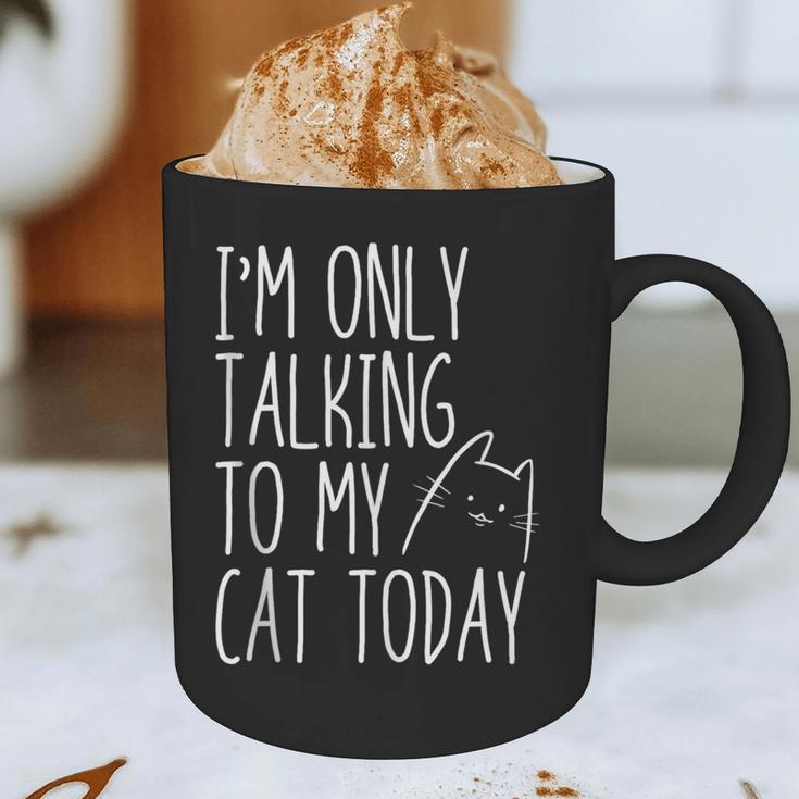 Introvert Cat Lover Kitten Kitty Cat Mom Cat Dad Pet Lover Graphic Print Coffee Mug Introvert Cat Lover Kitten Kitty Cat Mom Cat Dad Pet Lover Graphic Print Coffee Mug