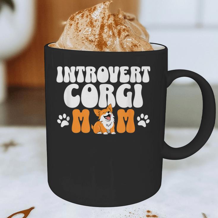 Introvert Corgi Mom Dog Pet Morca Works Dog For Men Women Graphic Print Coffee Mug Introvert Corgi Mom Dog Pet Morca Works Dog For Men Women Graphic Print Coffee Mug