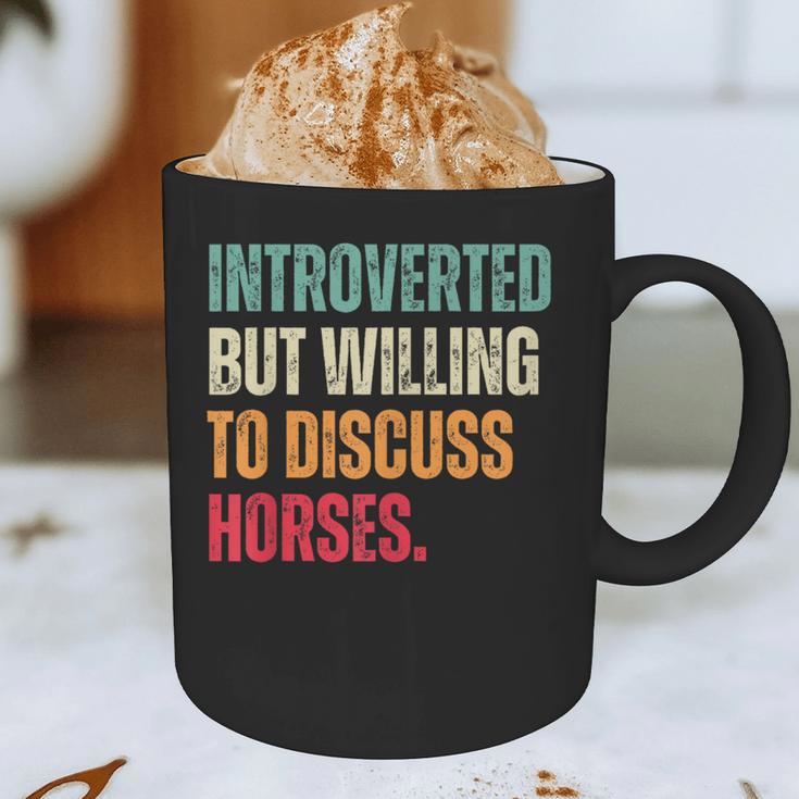 Introvert Cute Horse Lover Horse Riding Equestrian Graphic Print Coffee Mug Introvert Cute Horse Lover Horse Riding Equestrian Graphic Print Coffee Mug