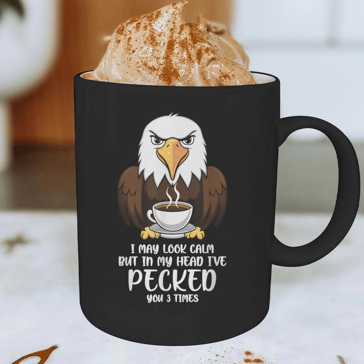 Introvert Eagle And Coffee Lovers Graphic Print Coffee Mug