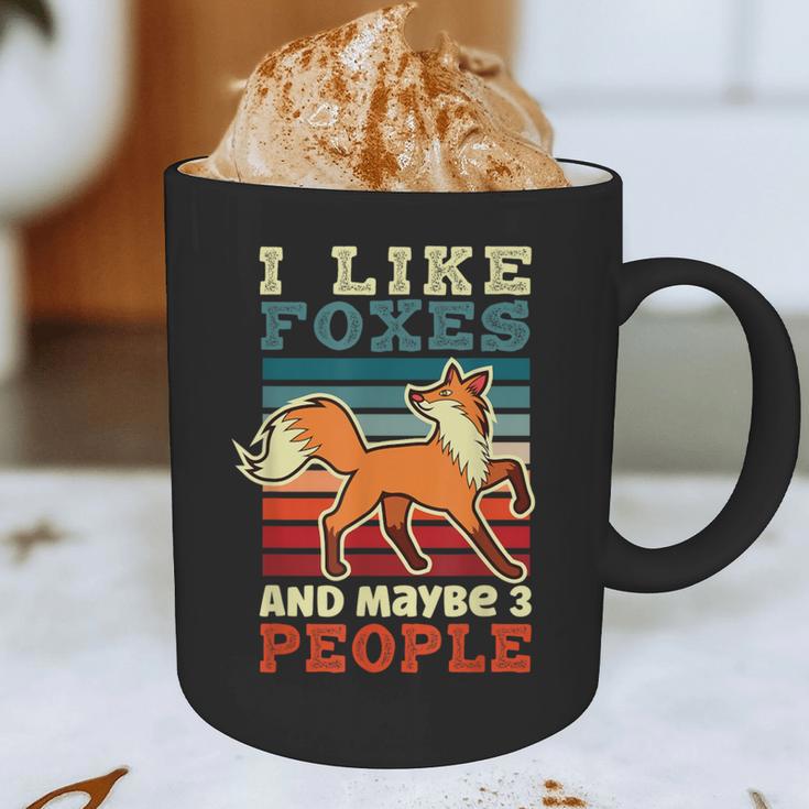 Introvert Fox Animal Lover Saying Loner Antisocial Graphic Print Coffee Mug