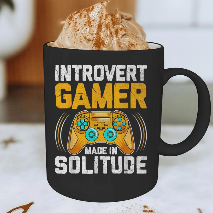 Introvert Gamer Video Games Anti Social Team Player Graphic Print Coffee Mug