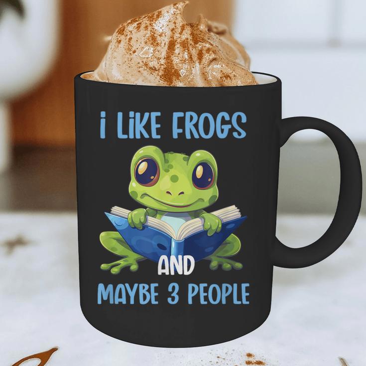 Introvert Herpetologists Amphibian Frog Lover Graphic Print Coffee Mug
