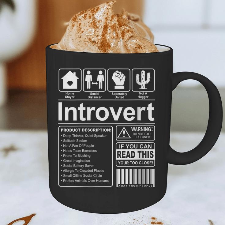 Introvert Label Antisocial Loner Socially Awkward Graphic Print Coffee Mug Introvert Label Antisocial Loner Socially Awkward Graphic Print Coffee Mug