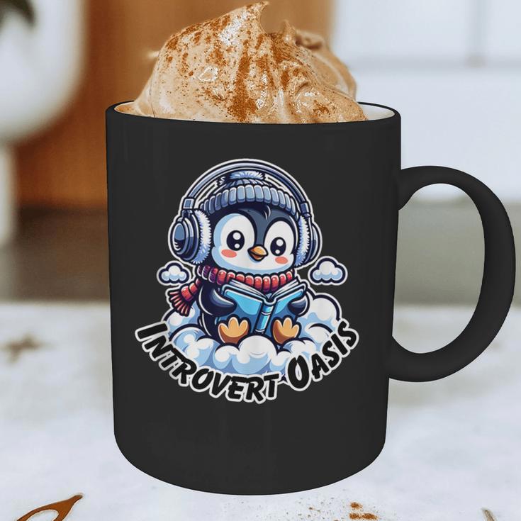 Introvert Oasis Graphic Print Coffee Mug