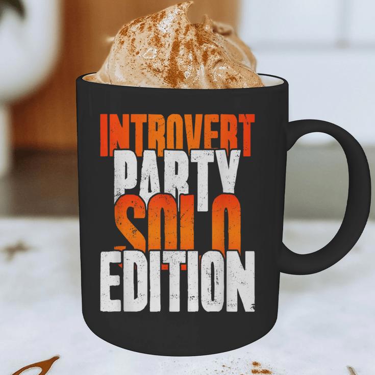 Introvert Party Solo Edition Sarcastic People Hater Graphic Print Coffee Mug Introvert Party Solo Edition Sarcastic People Hater Graphic Print Coffee Mug