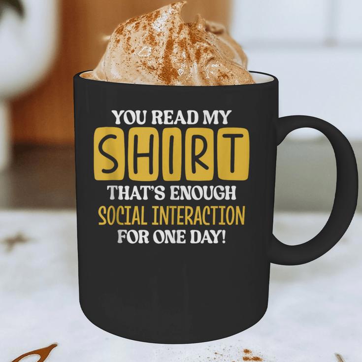 Introvert Quote Motivational For Men Women Kids Graphic Print Coffee Mug