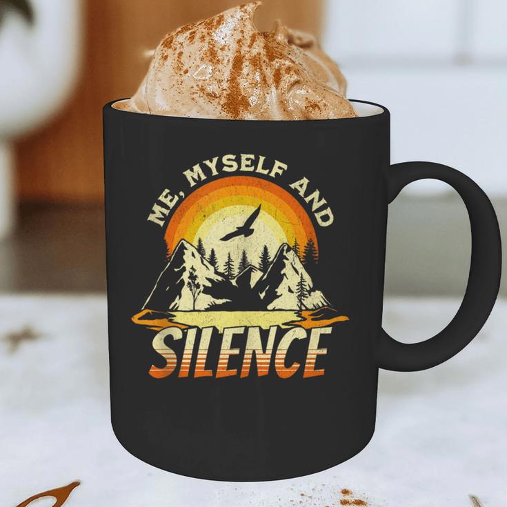 Introvert Relaxation Me Myself And Silence Mountain Vacation Graphic Print Coffee Mug Introvert Relaxation Me Myself And Silence Mountain Vacation Graphic Print Coffee Mug