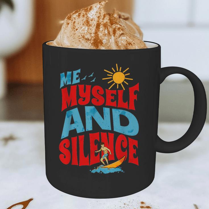 Introvert Relaxation Me Myself And Silence Summer Vacation For Men Women Graphic Print Coffee Mug